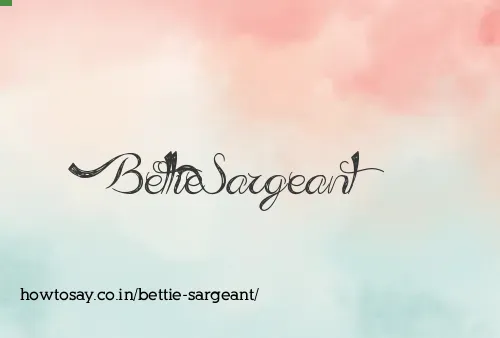 Bettie Sargeant