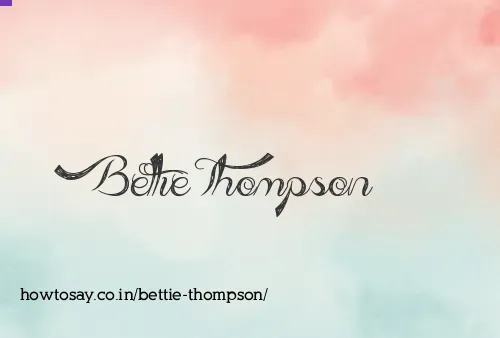 Bettie Thompson