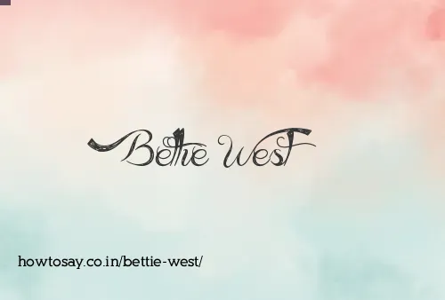 Bettie West