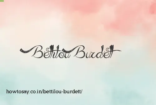 Bettilou Burdett