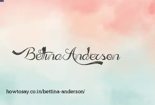 Bettina Anderson