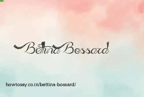Bettina Bossard