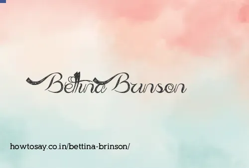 Bettina Brinson