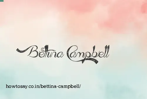 Bettina Campbell