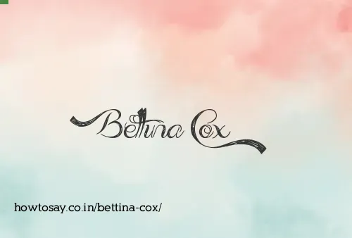 Bettina Cox