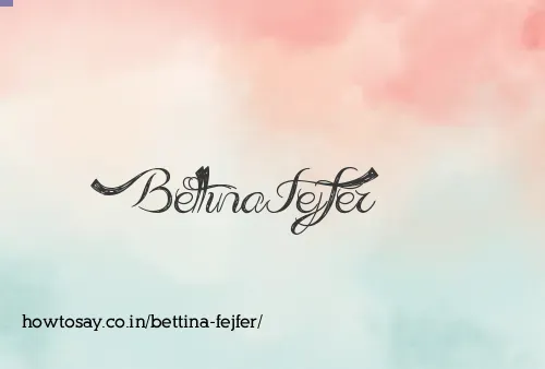 Bettina Fejfer