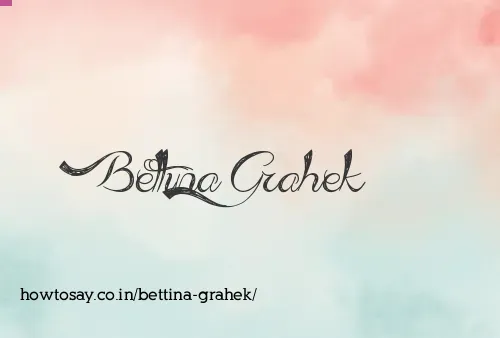 Bettina Grahek