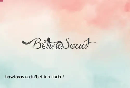 Bettina Soriat