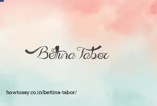 Bettina Tabor