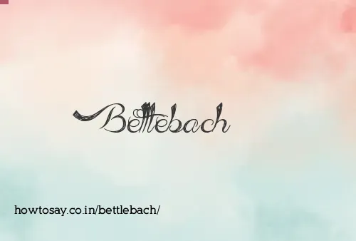 Bettlebach