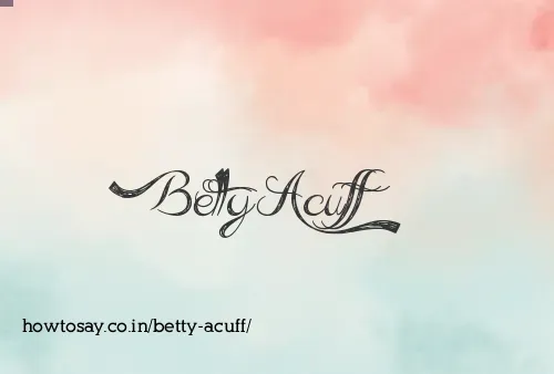 Betty Acuff