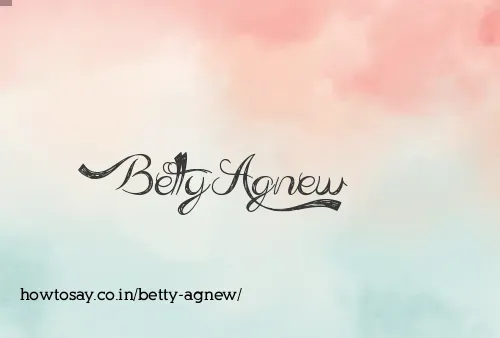 Betty Agnew
