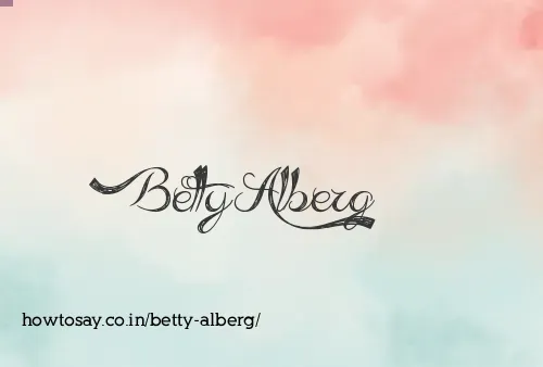 Betty Alberg