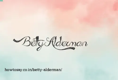 Betty Alderman