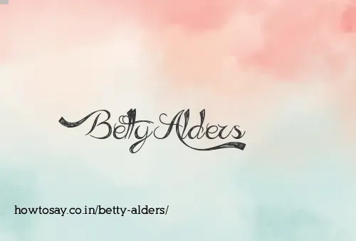 Betty Alders