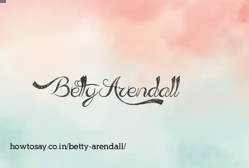 Betty Arendall