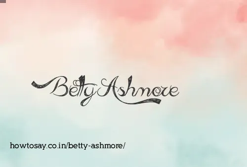 Betty Ashmore