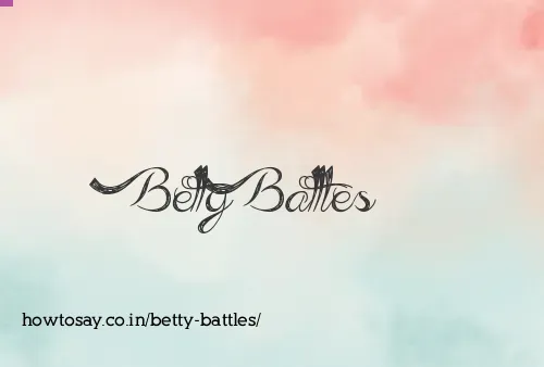 Betty Battles