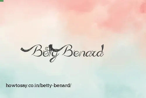 Betty Benard