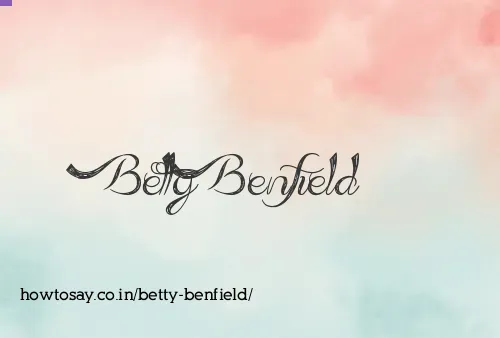 Betty Benfield