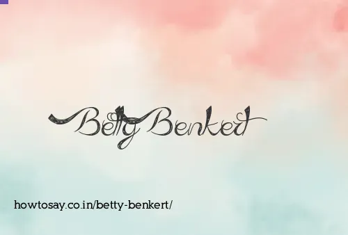 Betty Benkert