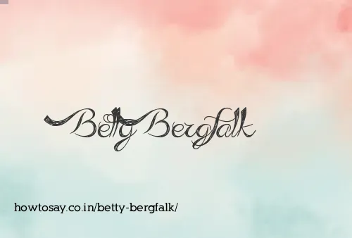 Betty Bergfalk