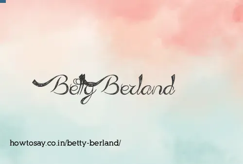 Betty Berland