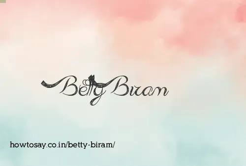 Betty Biram