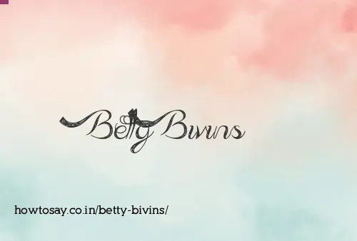 Betty Bivins