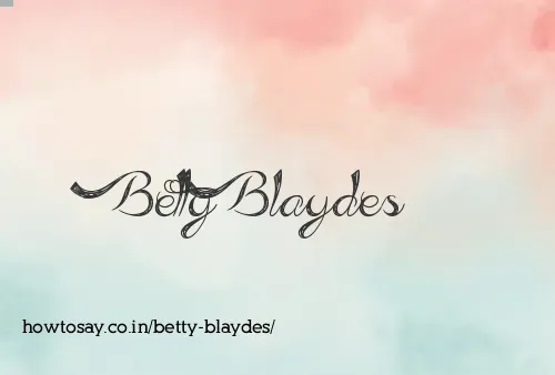 Betty Blaydes