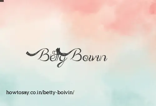 Betty Boivin