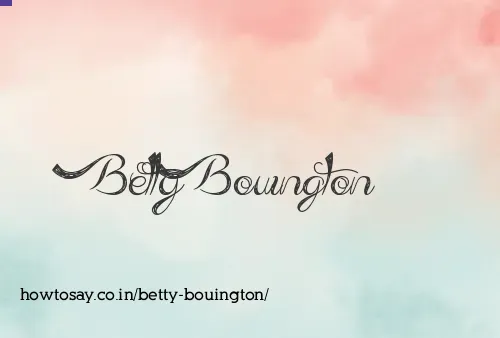 Betty Bouington