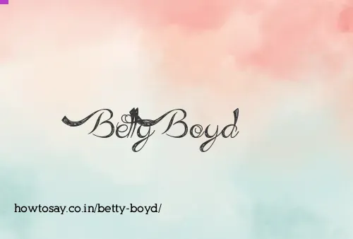 Betty Boyd