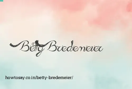 Betty Bredemeier