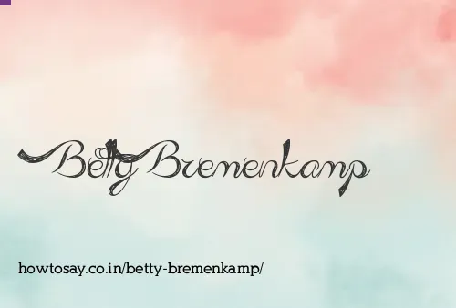 Betty Bremenkamp