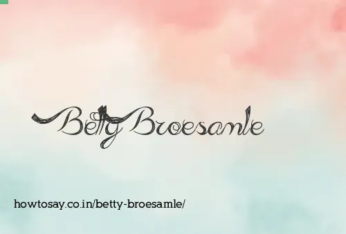 Betty Broesamle