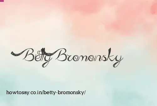 Betty Bromonsky
