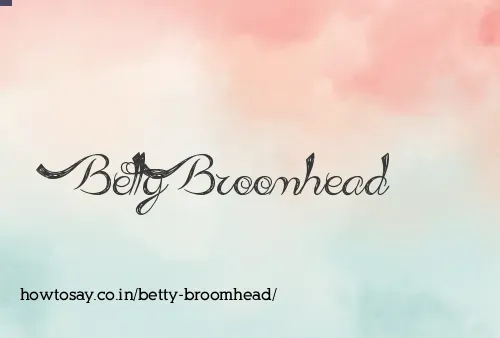 Betty Broomhead