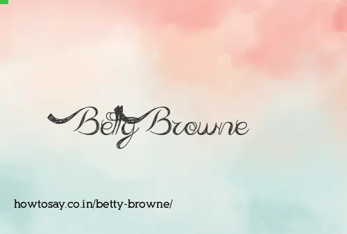 Betty Browne