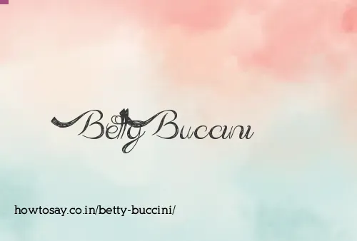 Betty Buccini