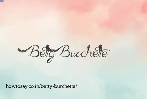 Betty Burchette