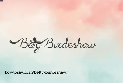 Betty Burdeshaw
