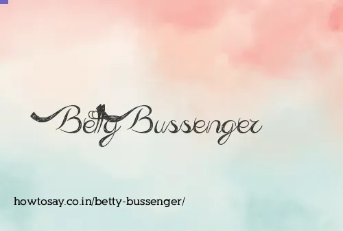 Betty Bussenger