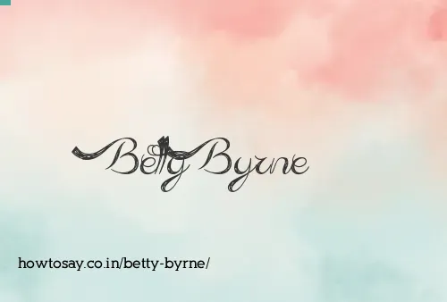 Betty Byrne