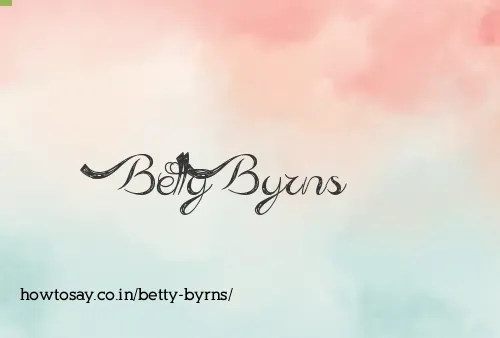 Betty Byrns