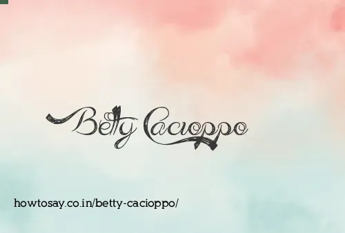 Betty Cacioppo