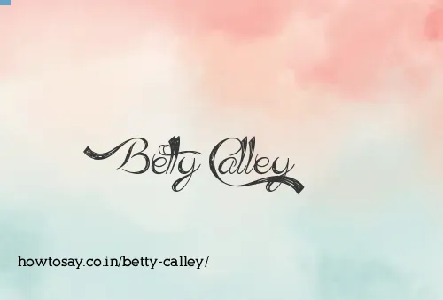 Betty Calley