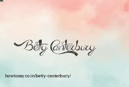 Betty Canterbury