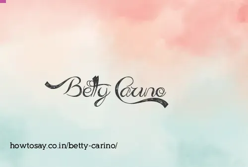 Betty Carino