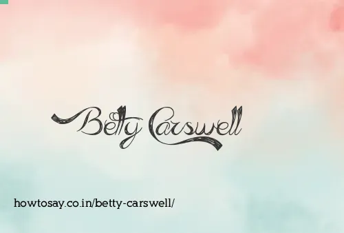 Betty Carswell